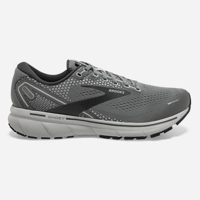 Brooks Ghost 14 Mens Cushioned Road Running Shoes - Grey/Alloy/Oyster - Philippines (871094XCZ)